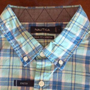 Nautica classic fit/stretch dress shirt